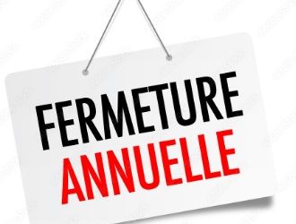 Fermeture de fin d’année du 22 décembre au 2 janvier